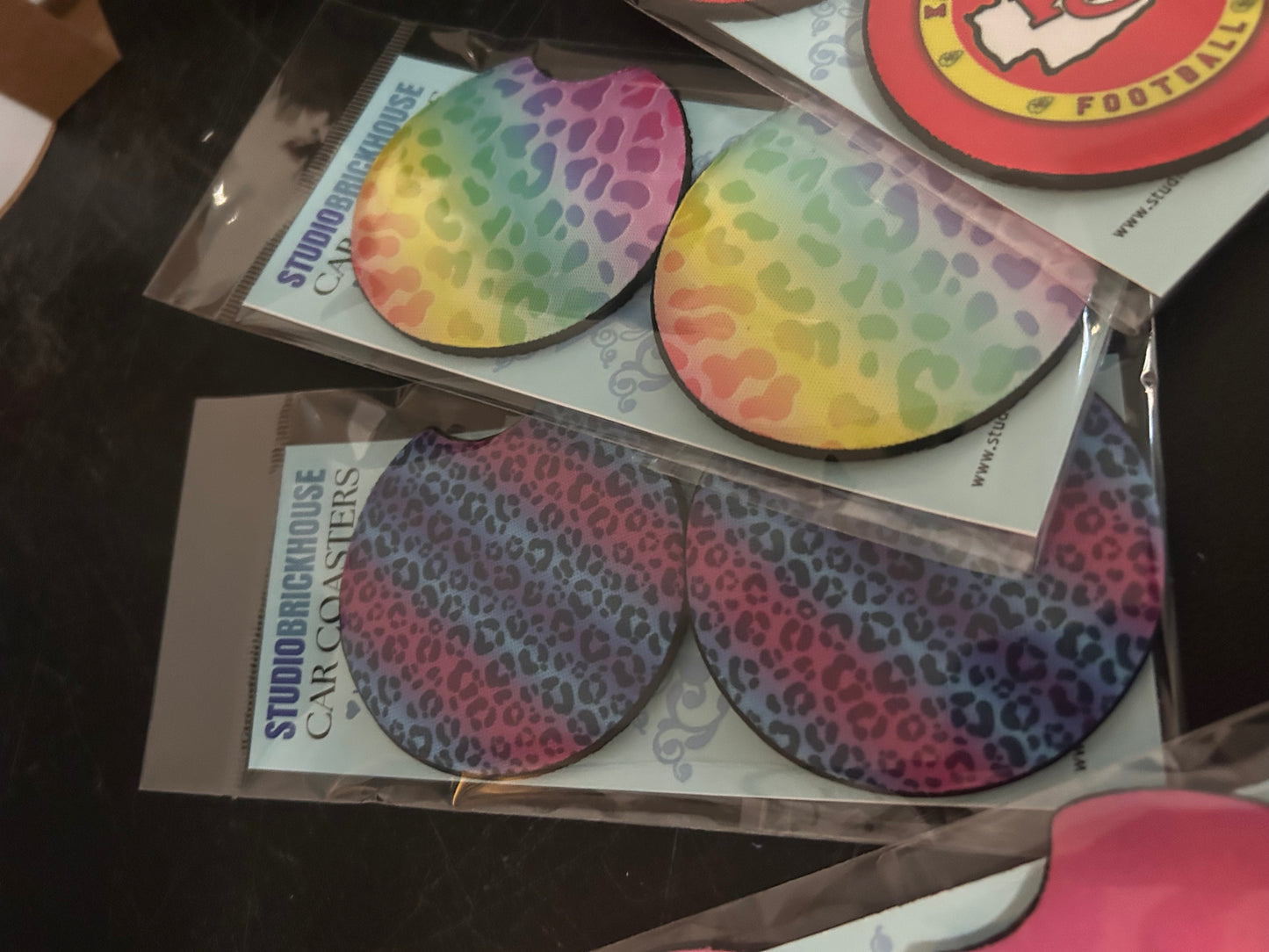 Car Coasters Ready to Ship