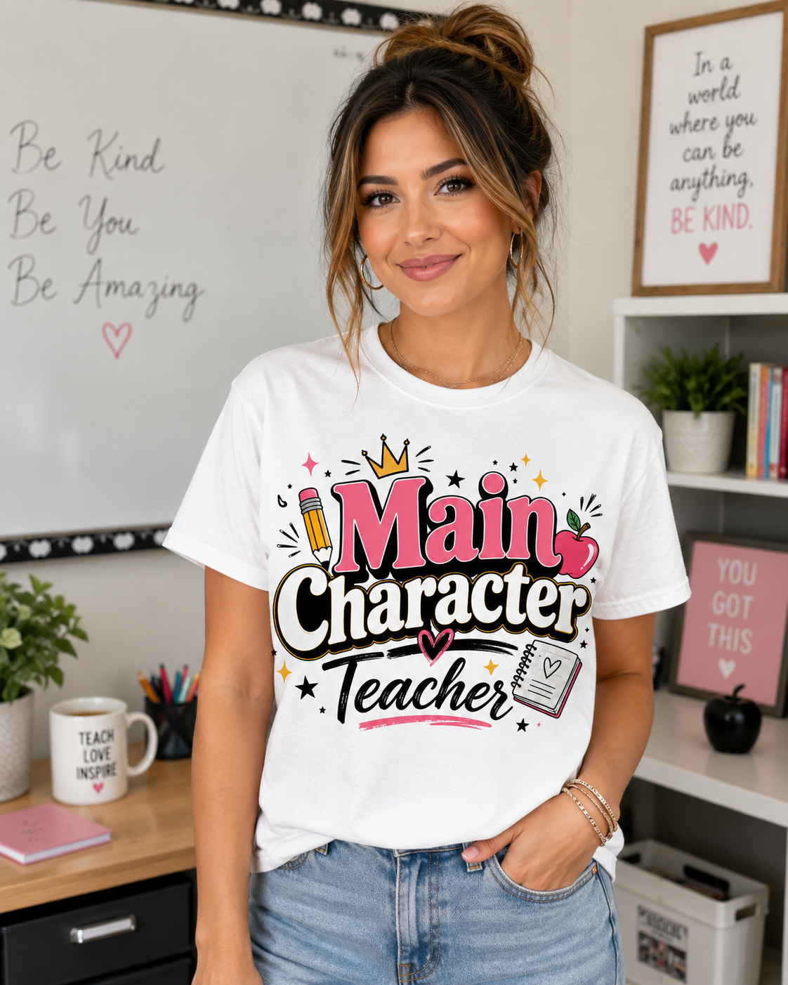 Main Character Teacher T-Shirt