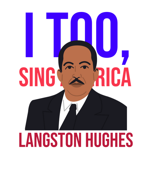 Langston Hughes "I Too" Heather Gray Unisex T-Shirts