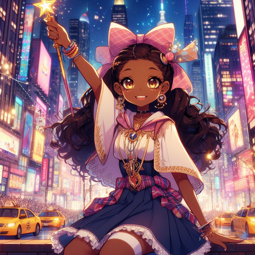 Magical Girl in the Big City Tumbler