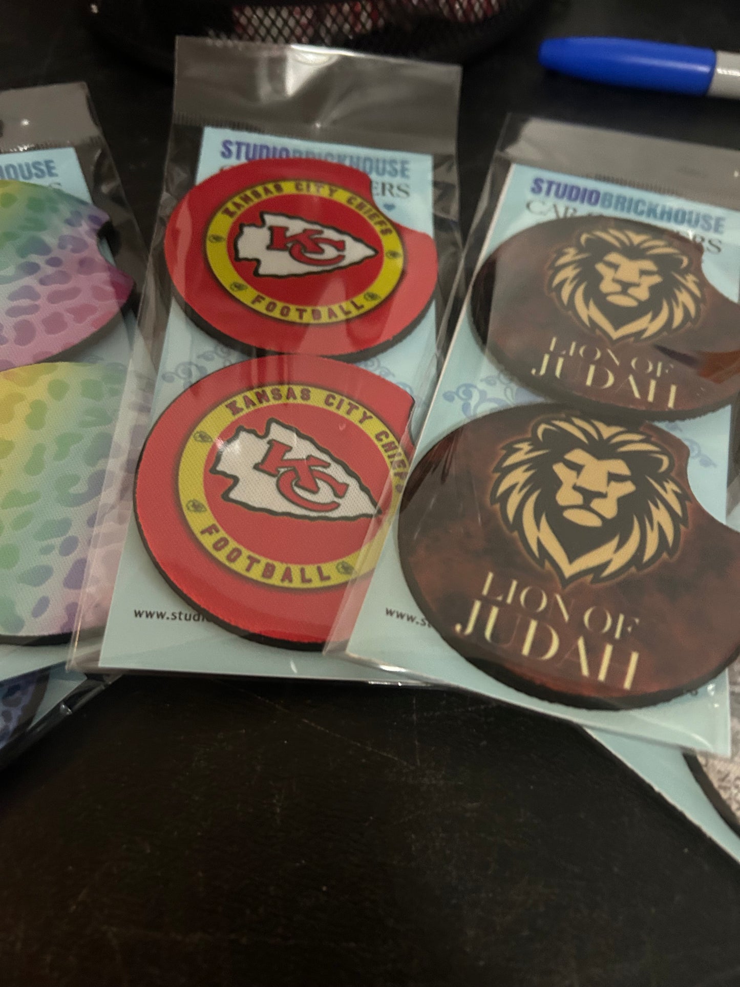 Car Coasters Ready to Ship