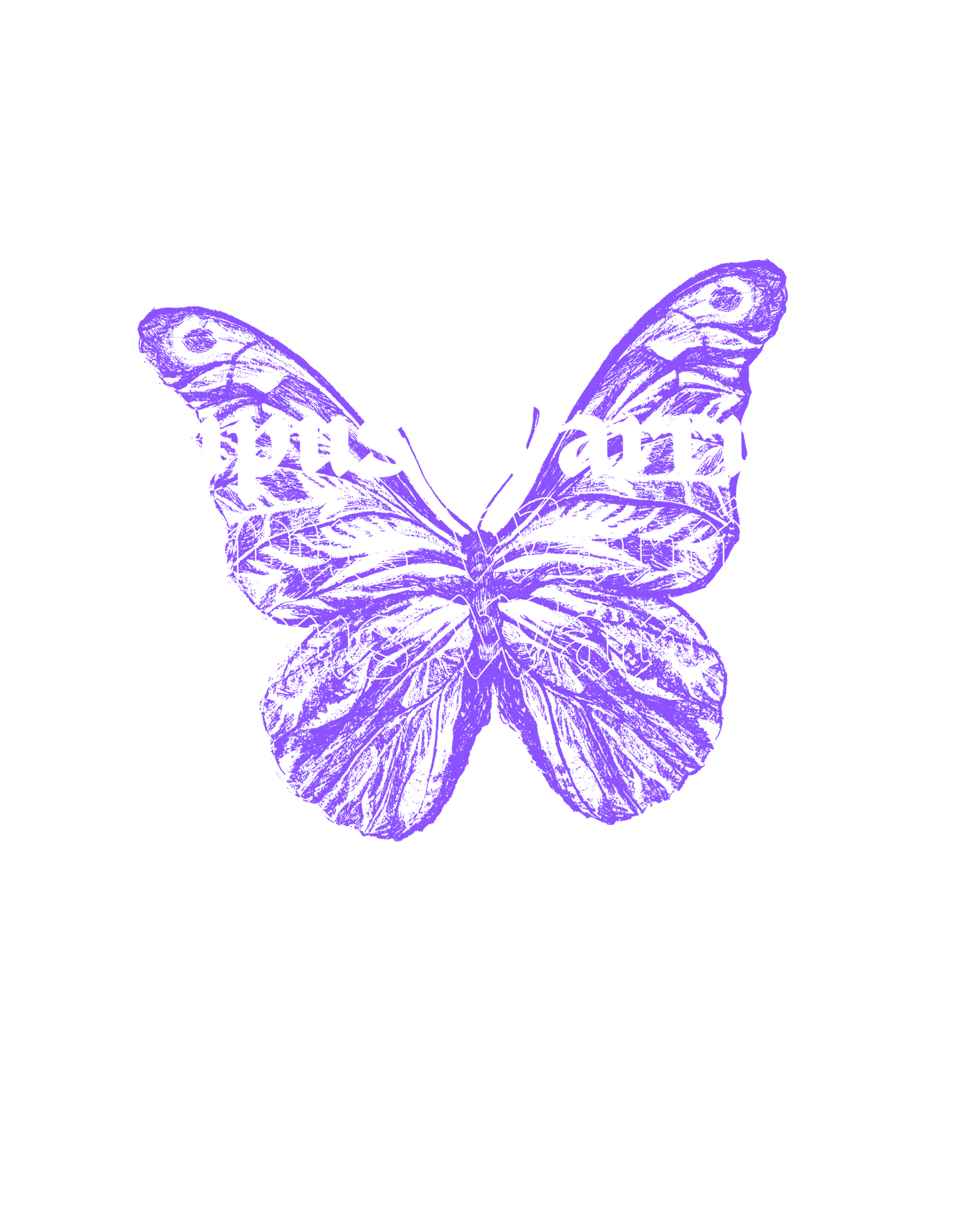 Lupus Warrior Butterfly-Unisex T-Shirt