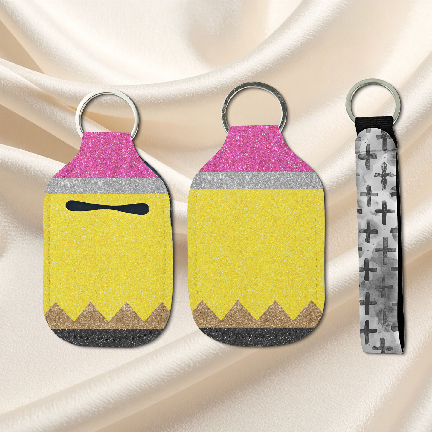 Custom Santizer Holder Keychain