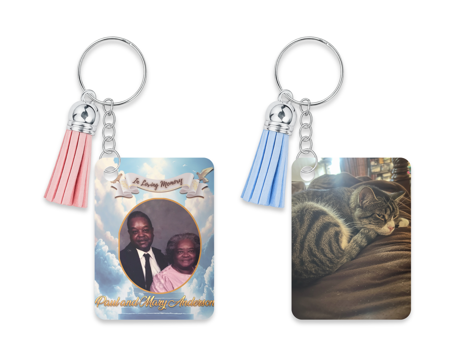 Custom Rectangle Keychains