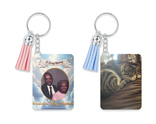 Custom Rectangle Keychains