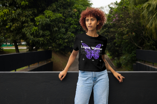 Lupus Warrior Butterfly-Unisex T-Shirt