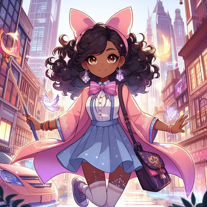 Magical Girl in the Big City Tumbler