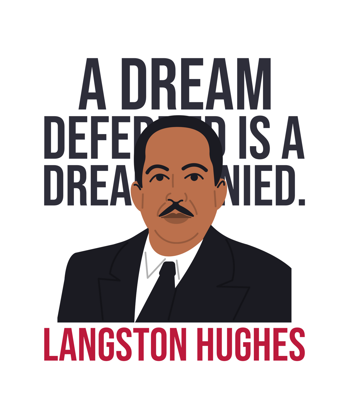 Langston Hughes Dream Deferred Unisex T-Shirt