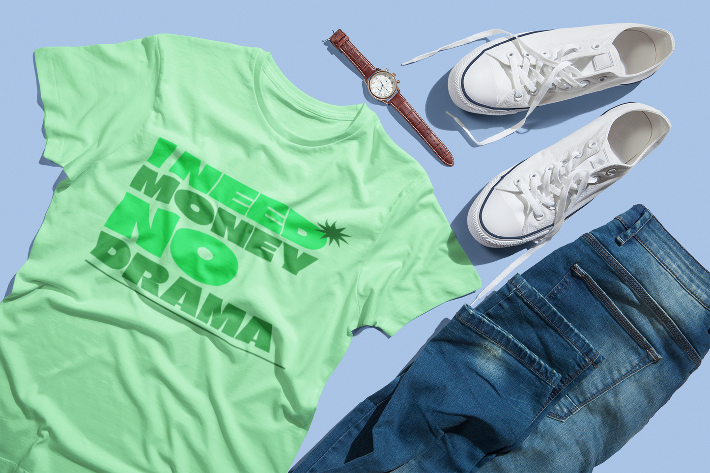 I Need Money No Drama-Unisex Shirt