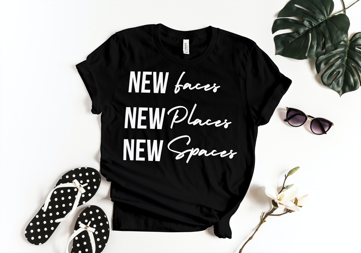 New Faces New Places New Spaces Unisex T-Shirt